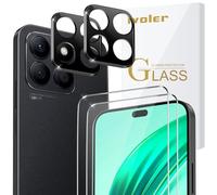 iVoler 2+2 Stück Schutz Glas für Honor X8b, 2 Stücke Schutzfolie mit 2 Stück Kameraschutz, 9H Härte, HD Klar, Anti-Kratz, Anti-Bläschen