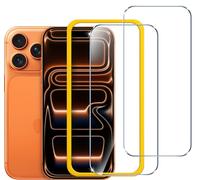 iVoler 2 Pezzi Pellicola Vetro Temperato per iPhone 17 PRO 6.3 Pollici, con Strumenti di Installazione, Pellicola Prottetiva Anti Graffio, Durezza 9H, HD Trasparente, Senza Bolle