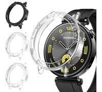 iVoler 3 Pezzi Cover per Huawei Watch GT 4 41mm, Custodia Antiurto HD Clear, Ultra Sottile Anti-Graffio Rigida PC Bumper Protettiva Case, 2 Trasparente + 1 Nero