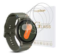 iVoler 4 Pezzi Pellicola Protettiva in Vetro Temperato per Samsung Galaxy Watch 7/6 / 5/4 44mm / Garmin Fenix 8 47mm AMOLED/Fenix 7X PRO/Fenix 7X 51mm / Forerunner 955