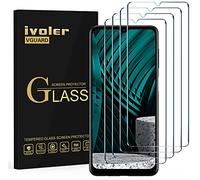 iVoler 4 Pezzi Pellicola Vetro Temperato per Samsung Galaxy A12 / M12 / A32 5G / Oppo A77 5G / A77 4G / A57 4G / A57S / A77S / Realme Narzo 50 5G / Vivo Y16, Pellicola Protettiva Protezione Schermo