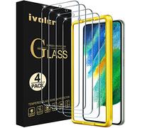 iVoler 4 Pezzi Pellicola Vetro Temperato per Samsung Galaxy S21 FE 5G / 4G (Non per Samsung Galaxy S21), Strumento di Installazione Incluso, Pellicola Protettiva Protezione Schermo Anti Graffio
