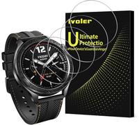 iVoler 4 Pezzi Vetro Temperato per Amazfit Balance 2 / T-Rex Ultra 2 / T-Rex 3 PRO 48mm / T-Rex 3 / Xiaomi Watch S4 47mm / S3, Pellicola Protettiva Protezione per Schermo Anti Graffio, Senza Bolle
