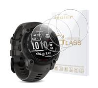 iVoler 4 Pezzi Vetro Temperato per Garmin Instinct E 40mm (Non per Garmin Instinct E 45mm), Pellicola Protettiva Protezione Schermo Anti Graffio, Durezza 9H, Anti-Impronte, HD Chiaro, Senza Bolle