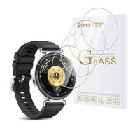 iVoler 4 Pezzi Vetro Temperato per Huawei Watch GT 6 41mm (Non per Huawei Watch GT 6 46mm), Pellicola Protettiva Protezione Schermo Anti Graffio, Durezza 9H, Anti-Impronte, HD Chiaro, Senza Bolle