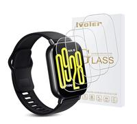 iVoler 4 Pezzi Vetro Temperato per Xiaomi Redmi Watch 5 Active (Non per Redmi Watch 5), Pellicola Protettiva Protezione Schermo Anti Graffio, Durezza 9H, Anti-Impronte, HD Chiaro, Senza Bolle