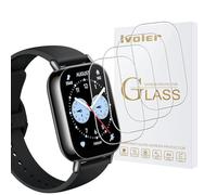 iVoler 4 Pezzi Vetro Temperato per Xiaomi Redmi Watch 5 Lite (Non per Redmi Watch 5), Pellicola Protettiva Protezione Schermo Anti Graffio, Durezza 9H, Anti-Impronte, HD Chiaro, Senza Bolle