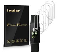 iVoler 6 Pezzi Pellicola Protettiva per Fitbit Inspire 3, Copertura Completa Wet Applied Protezione per Schermo Anti Graffio Senza Bolle HD Clear Film in TPU