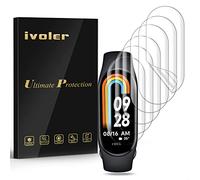 iVoler 6 Pezzi Pellicola Protettiva per Xiaomi Smart Band 10/9 / 8 / Xiaomi Mi Band 10/9 / 8, Copertura Completa Wet Applied Protezione per Schermo Anti Graffio Senza Bolle HD Clear Film in TPU