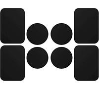 iVoler [8 Pezzi Calamita per Cellulare Auto, Super Adesivo Piastrine Metalliche Smartphone, Placche Metalliche per Universale Porta Cellulare da Auto Supporto Telefono Magnetico