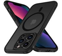 iVoler Cover Magnetica per iPhone 13 Pro Max 6.7 Pollici, [Compatibile con MagSafe] [Protezione Antiurto di Grado Militare] Custodia Traslucida Opaca Posteriore Sottile Silicone Protettiva Case