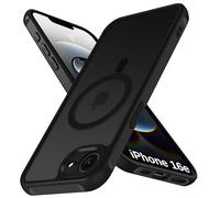 iVoler Cover Magnetica per iPhone 16e 6.1 Pollici, [Compatibile con MagSafe] [Protezione Antiurto di Grado Militare] Custodia Traslucida Opaca Posteriore Sottile Case, Nero