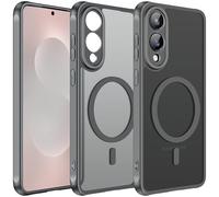 iVoler Cover Magnetica per Samsung Galaxy S25 Edge 5G (Non per S25), [Compatibile con MagSafe] [Protezione Antiurto di Grado Militare] Custodia Traslucida Opaca Posteriore Sottile Case, Grigio