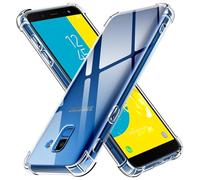 iVoler Cover per Samsung Galaxy J6 2018, Custodia Trasparente per Assorbimento Degli Urti con Paraurti in TPU Morbido, Sottile Morbida in Silicone TPU Protettiva Case