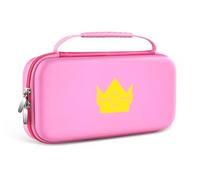 iVoler Custodia Compatibile con Nintendo Switch 2 Modella (2025), Portatile Protettiva Case Rigido da Viaggio per Switch 2 Console Accessori, Custodia Protettiva con Custodia per 12 Giochi - Rosa