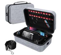 iVoler Custodia di Trasporto compatibile con Nintendo Switch/Nintendo Switch 2, Case da Viaggio Rigido Deluxe per Console Switch e Altri Accessori (Grigio, Switch 2, Standard)