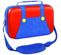 iVoler Custodia di Trasporto compatibile con Nintendo Switch/Nintendo Switch 2, Case da Viaggio Rigido Deluxe per Console Switch e Altri Accessori (Rosso+Blu, Switch 2, Standard)