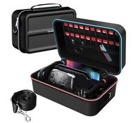 iVoler Custodia di Trasporto compatibile con Nintendo Switch/Nintendo Switch 2, Case da Viaggio Rigido Deluxe per Console Switch e Altri Accessori (Nero, Switch 2, Standard)