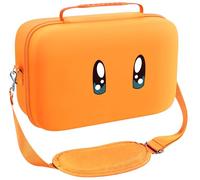 iVoler Custodia di Trasporto compatibile con Nintendo Switch/Nintendo Switch 2, Case da Viaggio Rigido Deluxe per Console Switch e Altri Accessori (Arancio, Switch 2, Standard)
