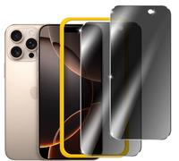 iVoler Privacy Pellicola Protettiva per iPhone 16 PRO Max 6,9 Pollici, Anti-Spy Vetro Temperato Film con Strumenti di Installazione, Durezza 9H, HD Chiaro, Anti Graffio, Senza Bolle, 2 Pezzi