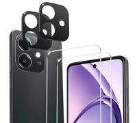 iVoler Vetro Temperato per Oppo A40 / A40m / A60 5G (Non per Oppo A60 4G), 2 Pezzi Pellicola Protettiva con 2 Pezzi Pellicola Fotocamera, Durezza 9H, Anti Graffio, HD Chiaro, Senza Bolle