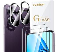 iVoler Vetro Temperato per Oppo A60 4G (Non per Oppo A60 5G), 2 Pezzi Pellicola Protettiva con 2 Pezzi Pellicola Fotocamera, Durezza 9H, Anti Graffio, HD Chiaro, Senza Bolle