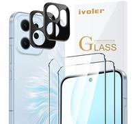iVoler Vetro Temperato per Oppo Reno 14 FS 5G / Oppo Reno 14F 5G, 2 Pezzi Pellicola Protettiva con 2 Pezzi Pellicola Fotocamera, Durezza 9H, Anti Graffio, HD Chiaro, Senza Bolle