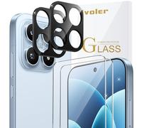 iVoler Vetro Temperato per Xiaomi 17, 2 Pezzi Pellicola Protettiva con 2 Pezzi Pellicola Fotocamera, Durezza 9H, Anti Graffio, HD Chiaro, Senza Bolle