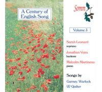 Ivor Gurney A Century of English Songs - Volume 3 (CD) Album