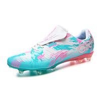 (Ivory, 43) Football shoes available in three colors with a choice between TF studs and FG long studs, designed for both men and women.