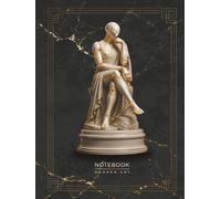 Ivory Automata Notebook: A Luxury Art Journal Inspired by Marble Androids, Golden Details, and Timeless Futuristic Design
