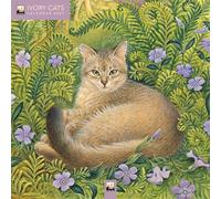 Ivory Cats by Lesley Anne Ivory Mini Wall Calendar 2027 (Art Calendar)