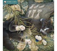 Ivory Cats - Lesley Anne Ivorys Katzen 2026 - Original Flame Tree Publishing-Kalender [Kalender]: Original Flame Tree Publishing-Kalender [Kalender]