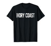 Ivory Coast Country Name Athletic Fan Maglietta