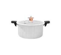 Ivoryy Pentole antiaderenti - Pentola da cucina | Mini pentola a pressione con coperchio | Pentola a pressione con manico per cucina induzione fornello elettrico zuppa pasta salsa riso brodo frittura