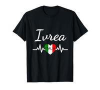 Ivrea Bandiera Italia Italia Souvenir Regalo Coordinato Italiano Maglietta