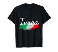 Ivrea Bandiera Italia Italia Souvenir Regalo Coordinato Italiano Maglietta