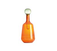 Ivv Chemical, bottiglia in vetro borosilicato base ambra, fiala rosa, tappo verde - h. 36 cm Chemical, bottiglia in vetro borosilicato base ambra, fiala rosa, tappo verde - h. 36 cm