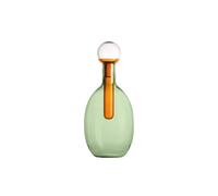 Ivv Chemical, bottiglia in vetro borosilicato base verde, fiala ambra, tappo grigio - h. 32,5 cm Chemical, bottiglia in vetro borosilicato base verde, fiala ambra, tappo grigio - h. 32,5 cm