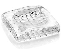 IVV Glassware Ottica posacenere/Peso della Carta, Optic Clear, 6-inch by 6-inch