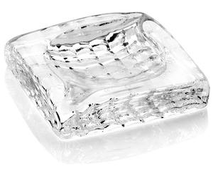 IVV Glassware Ottica posacenere/Peso della Carta, Optic Clear, 6-inch by 6-inch
