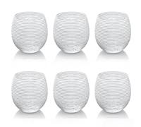 IVV, Multicolor, 6 Bicchieri Acqua Trasparenti, Cristallo-Vetro