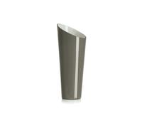 Ivv Orizzonte vaso in vetro incamiciato esterno grigio interno biancolatte H 38 cm Orizzonte vaso in vetro incamiciato esterno grigio interno biancolatte H 38 cm