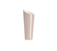Ivv Orizzonte vaso in vetro incamiciato esterno pesca interno biancolatte H 38 cm Orizzonte vaso in vetro incamiciato esterno pesca interno biancolatte H 38 cm