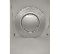 IVV sottopiatto in vetro color melanzana / vinaccia cm 34