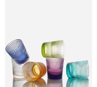IVV mod.SPEEDY set 6 bicchieri cl. 28 colori assortiti in vetro soffiato pz.1