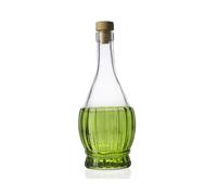 Ivv Tuscania suite, bottiglia per olio h23 cm cl.50 decoro verde con tappo dosatore Tuscania suite, bottiglia per olio h23 cm cl.50 decoro verde con tappo dosatore