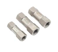 IVXWNIXPG Valvola di ritegno unidirezionale Non Ritorno a Molla in Acciaio Inossidabile 304 Femmina 1/4" 3/8" 1/2" 3/4" BSPP 4500 PSI(45355,NPT Female)