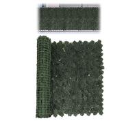 Ivy - Foglie sintetiche artificiali, rotolo oscurante, pannello verde sostenibile, protezione della privacy per esterni, rivestimento decorativo per recinzioni corte, riservatezza