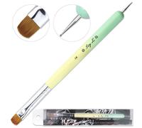 Ivy L Nail Art Spazzola & Puntini Strumento con/Ombre Colore Manico In Legno